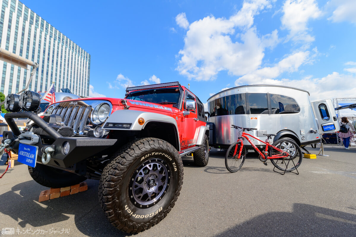 JeepとAirStream