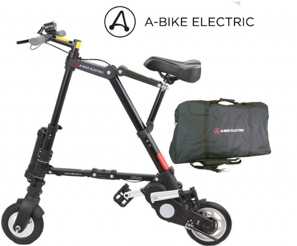  A-bike electric 電動アシスト コンパクト軽量折り畳み自転車 (前後輪ノーパンクタイヤ) 