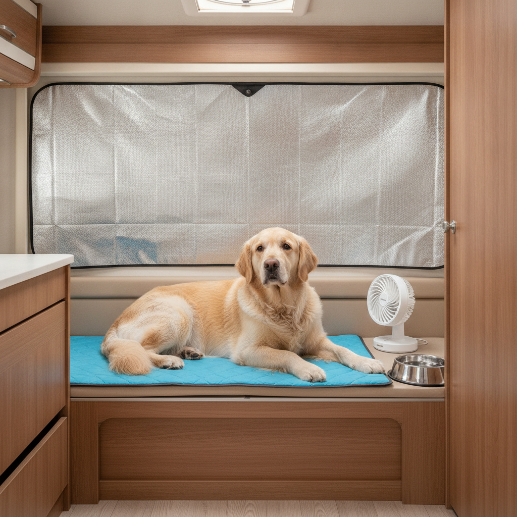 犬と夏のキャンピングカー車中泊｜熱中症を防ぐ暑さ対策・同伴装備・受け入れ施設の選び方【2026年版】