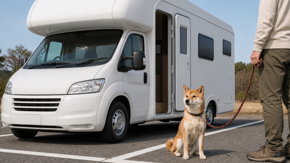 犬連れで車中泊できるか｜RVパーク684件のペット同伴ルール【2026年8月版】
