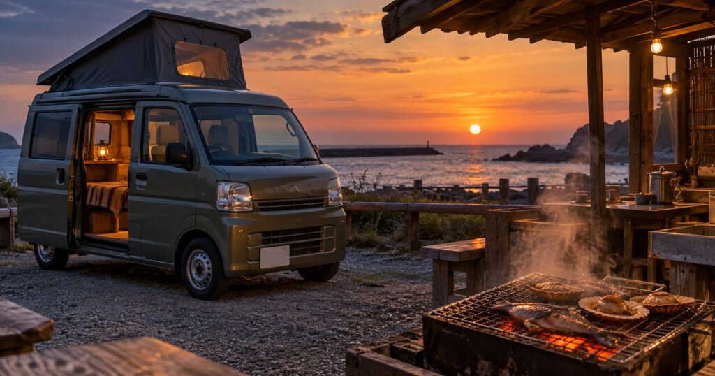 RVパークおながわ＆浜焼きコーナーを拠点に、9月の女川をどう過ごすか