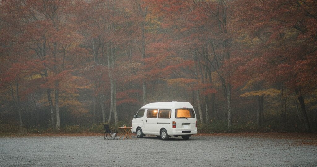 紅葉の車中泊は「温泉付きRVパーク」が正解｜関東・秩父／日光／袋田の滝を渋滞前に押さえる拠点7選と、夜0℃の寒さ対策