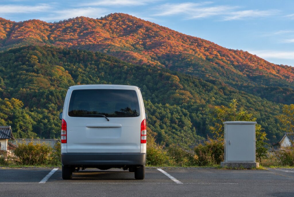 遠刈田温泉の車中泊はMSBぴかぴかパークOneで｜蔵王の紅葉と産業まつり